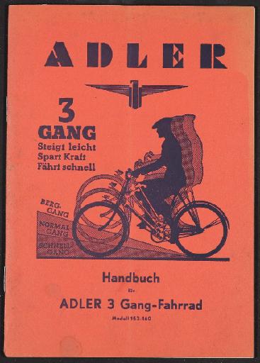 Adler, Dreigang-Getriebe, Beschreibung 1939