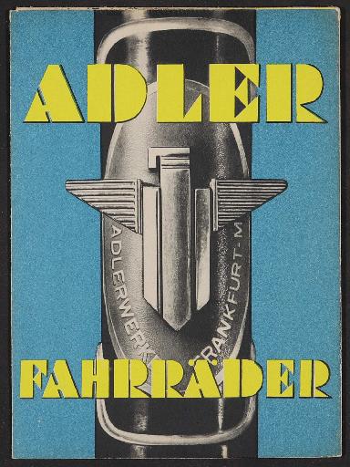 Adler, Faltblatt 1937