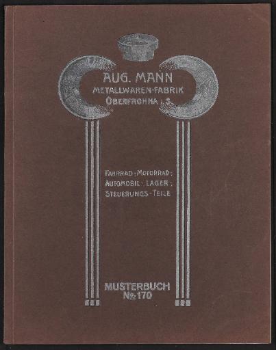 Aug. Mann AMO Katalog 1920er Jahre