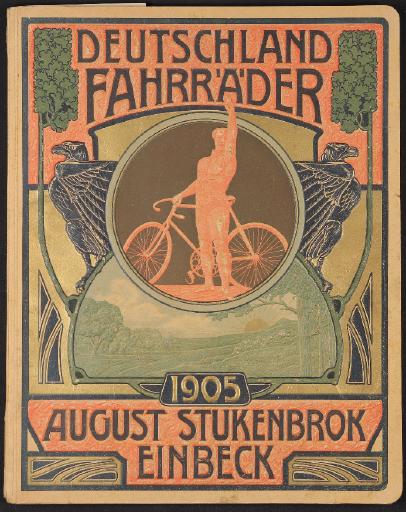 Deutschland Fahrräder August Stukenbrok Einbeck Katalog 1905