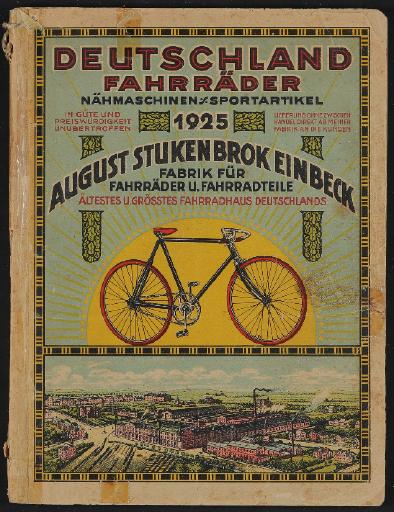 Deutschland Fahrräder, August Stukenbrok Katalog 1925