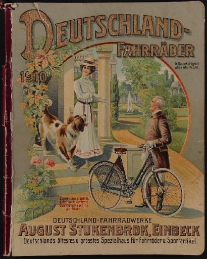 Deutschland-Fahrräder August Stukenbrok Katalog 1910