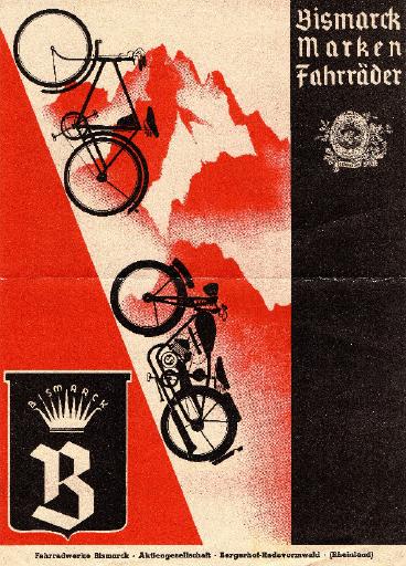 Bismarck Faltblatt 1938