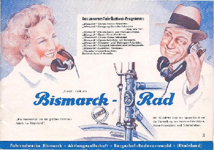 Bismarck Katalog 1938