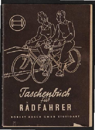 Bosch Radlicht Taschenbuch für Radfahrer 1950