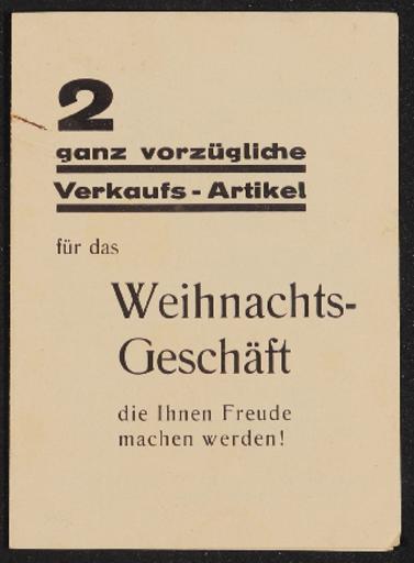 Brennabor Kinderdreirad und Roller Weihnachtsprospekt 1930er Jahre