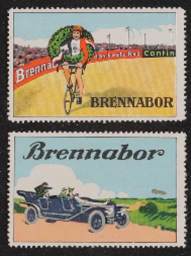 Brennabor Klebemarke  1920er Jahre