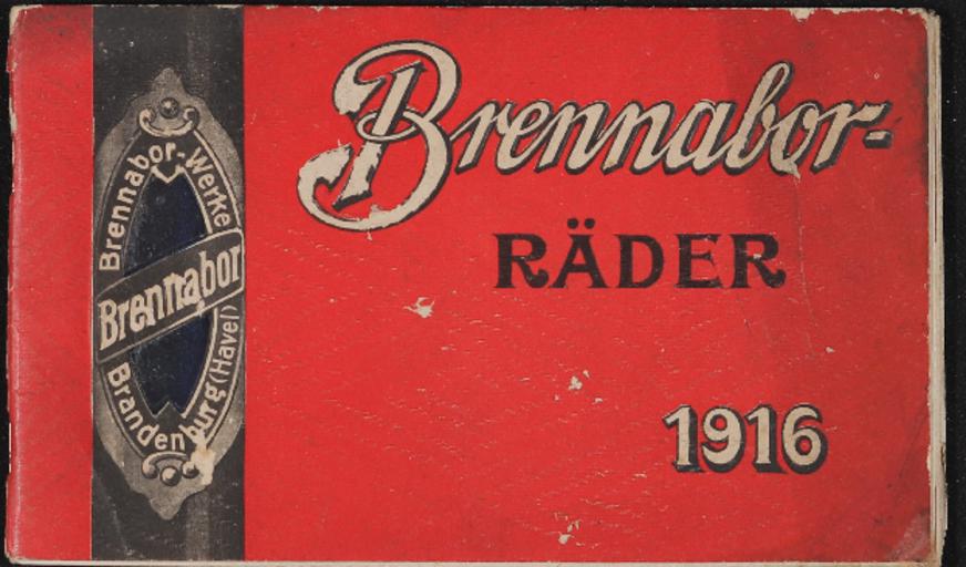 Brennabor Räder Katalog 1916