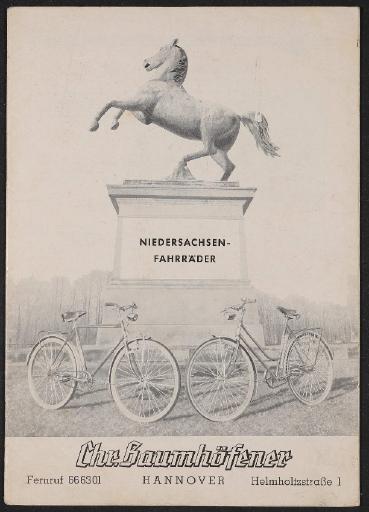Niedersachsen-Fahrräder Katalog 1960er Jahre