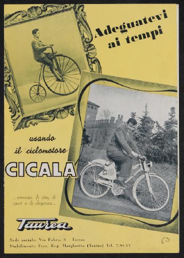 Cicli Taurea Cicala Ciclomotore cm5 Faltblatt