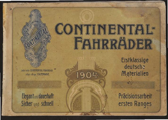 Continental-Fahrräder Katalog 1904