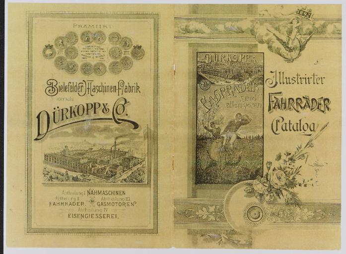 Dürkopp Illustrirter Fahrräder Catalog Kopie 1892