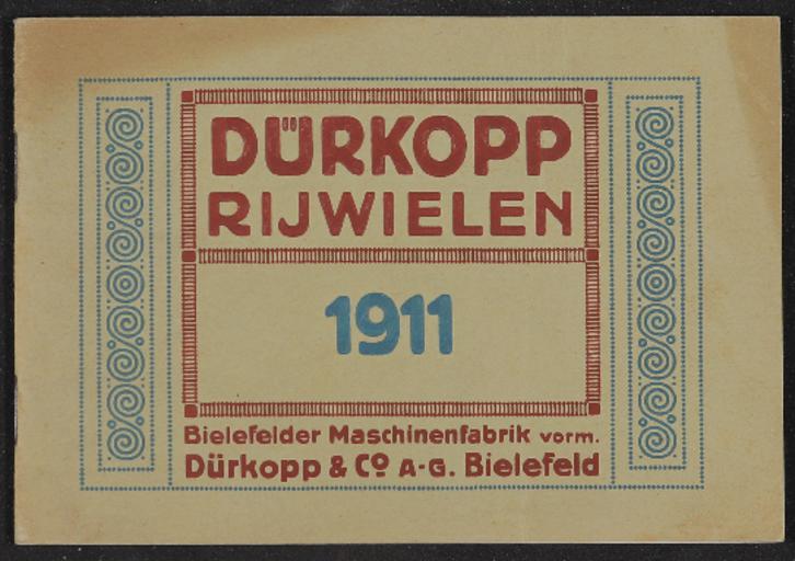 Dürkopp Rijwielen Geillustreerde Catalogus 1911