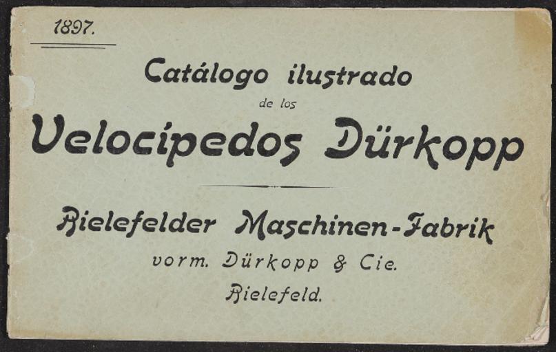 Dürkopp Velocipedos Catalogo 1897