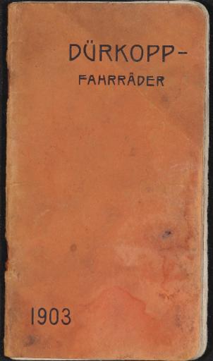 Dürkopp-Fahrräder Katalog 1903