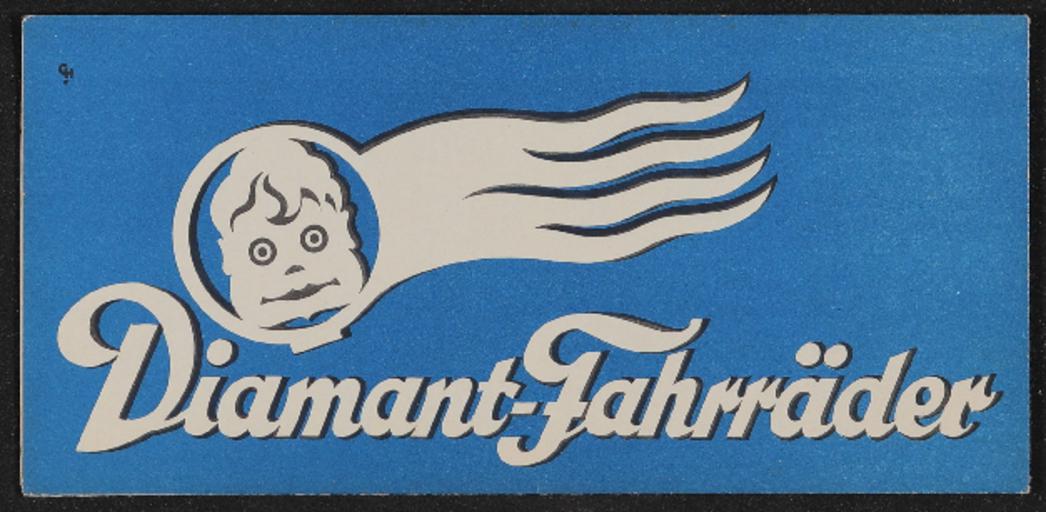 Diamant Fahrräder Faltblatt 1930er Jahre