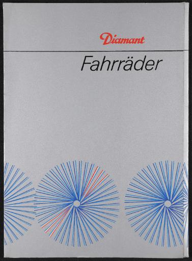 Diamant Fahrräder und Rennräder Messemappe Datenblätter 1983