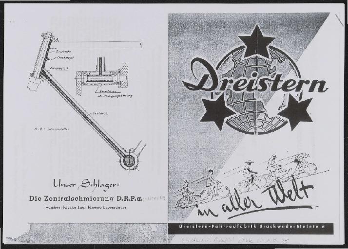 Dreistern Zentralschmierung Patent 1951