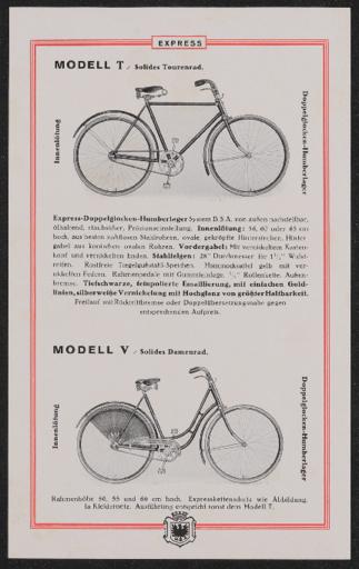 Express Werbeblatt  1920er Jahre