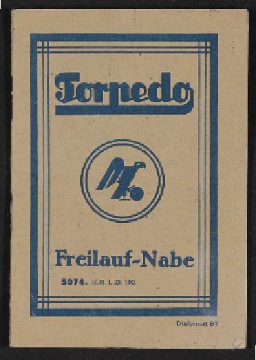 Fichtel u. Sachs Torpedo Freilauf-Nabe Handbuch 1935