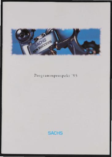 Sachs Programmprospekt 1995