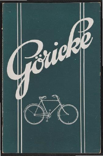 Göricke Katalog 1928