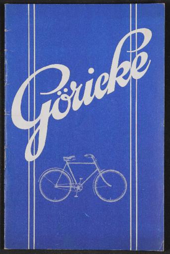 Göricke Katalog mehrsprachig 1928
