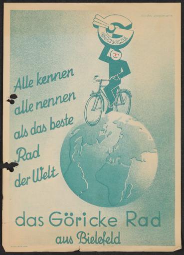 Göricke Werbeblatt 1934