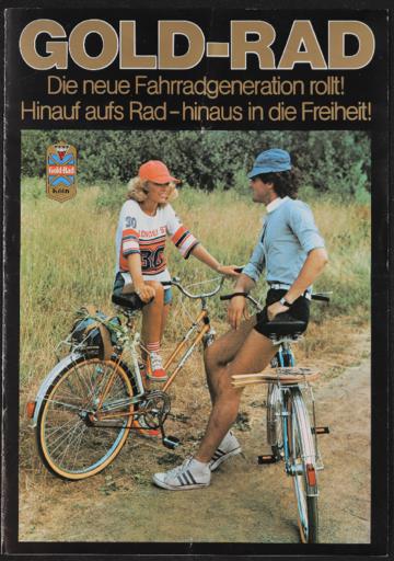 Gold-Rad Faltblatt 1980er Jahre