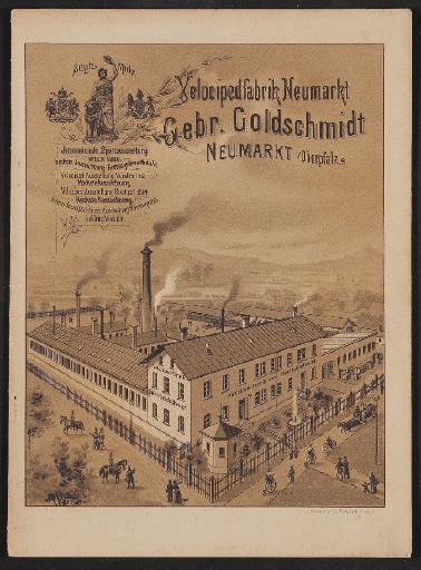 Velocipedfabrik Neumarkt, Gebr. Goldschmidt, Katalog 1891