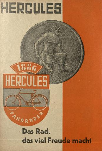 Hercules Faltblatt 1930er Jahre