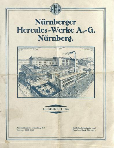 Hercules Katalog 1920er Jahre - 2