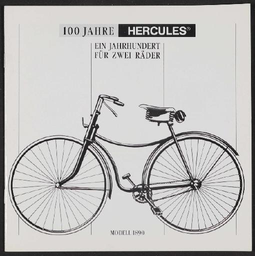 Hercules, Broschüre 100 Jahre Hercules 1986