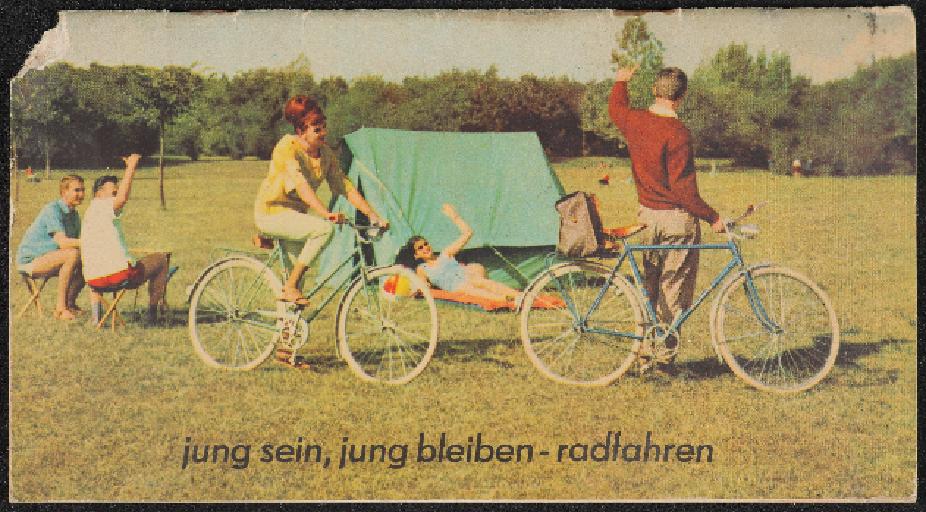 IFA Diamant Mifa jung sein, jung bleiben - radfahren Prospekt 1963