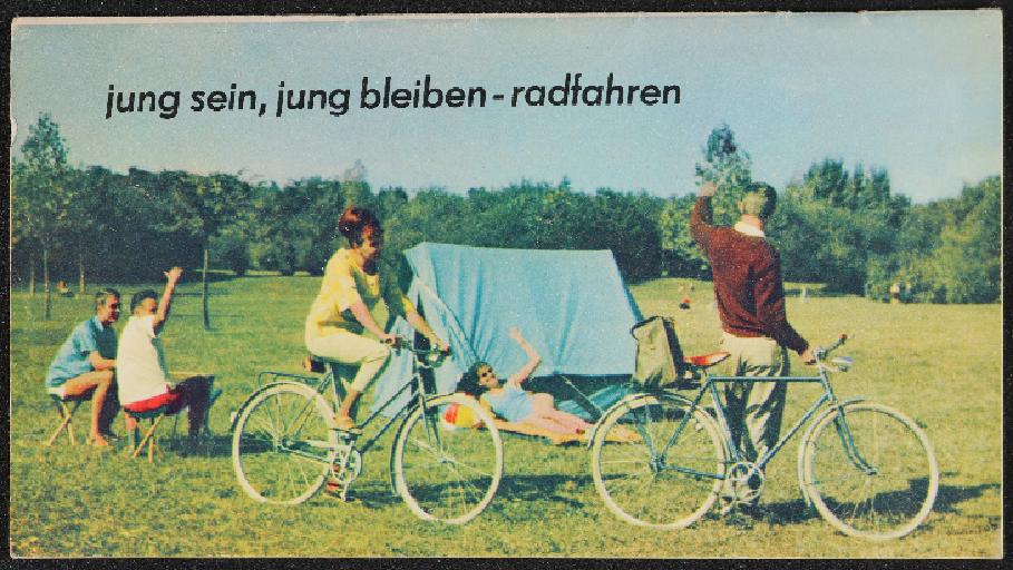 IFA Diamant Mifa jung sein, jung bleiben - radfahren Prospekt 1964