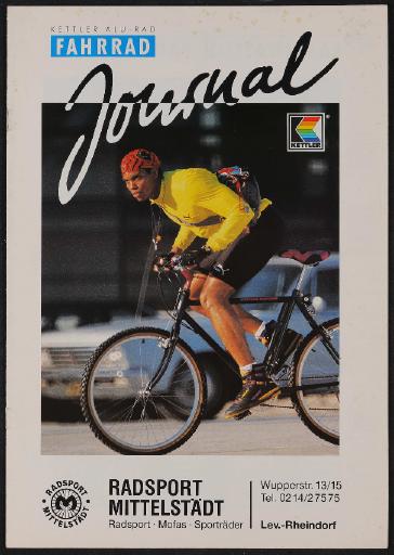 Kettler Alu-Rad Fahrrad Journal Prospekt 1988