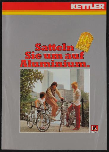 Kettler Alu-Rad Prospekt 1980er Jahre