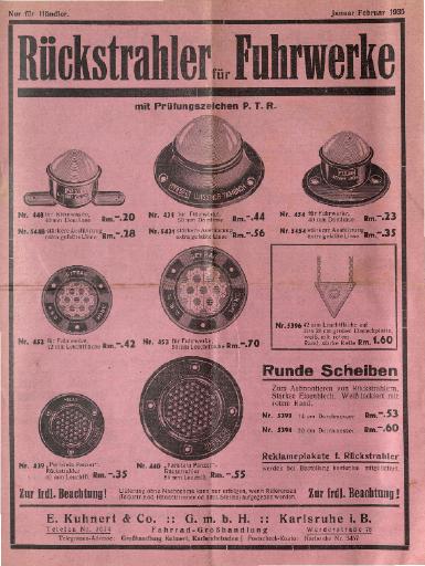 1935 Kuhnert Karlsruhe Prospekt