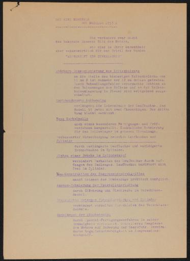 Lohmann Motor Das sind die Merkmale des Modells 1953 Beschreibung 1953