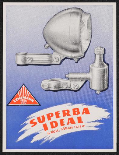 Lohmann Superba Ideal Werbeblatt 50er Jahre