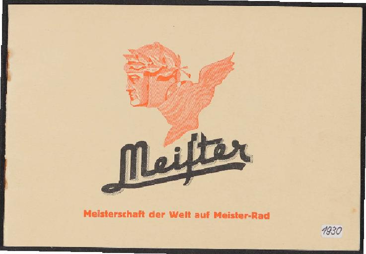 Meister Fahrradwerke Fabrikation Broschüre 1930