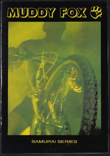 Muddy Fox Mountainbikes Katalog 1980er Jahre