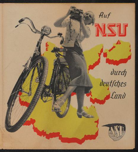 NSU Auf NSU durch deutsches Land Prospekt 30er Jahre