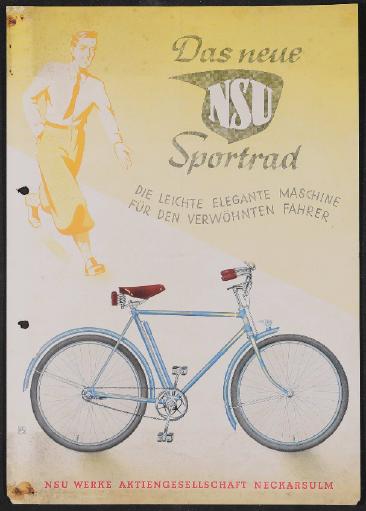 NSU Werbeblatt 1939