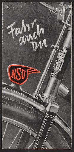 NSU, Faltblatt 1936