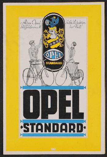 Opel, Prospekt 1920er Jahre