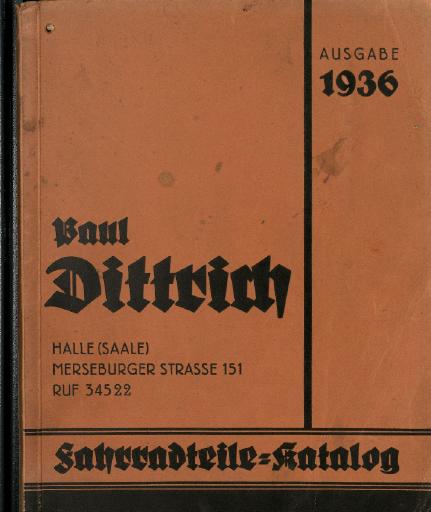 1936 Paul Dittrich Halle Katalog
