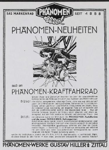 Phänomen Ausfallenden Werbeblatt 1936