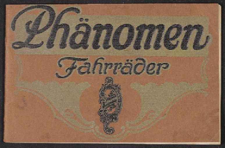 Phänomen Fahrräder Katalog 1914