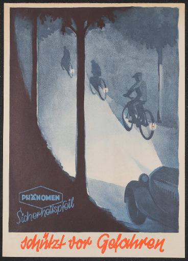 Phänomen Sicherheitspfeil Werbeblatt 1936